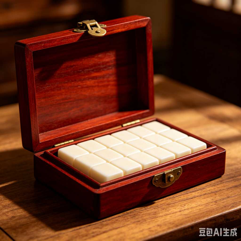 sandalwood mahjong set