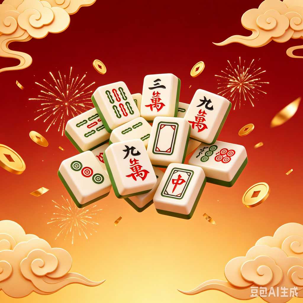 mahjong set for home entertainment