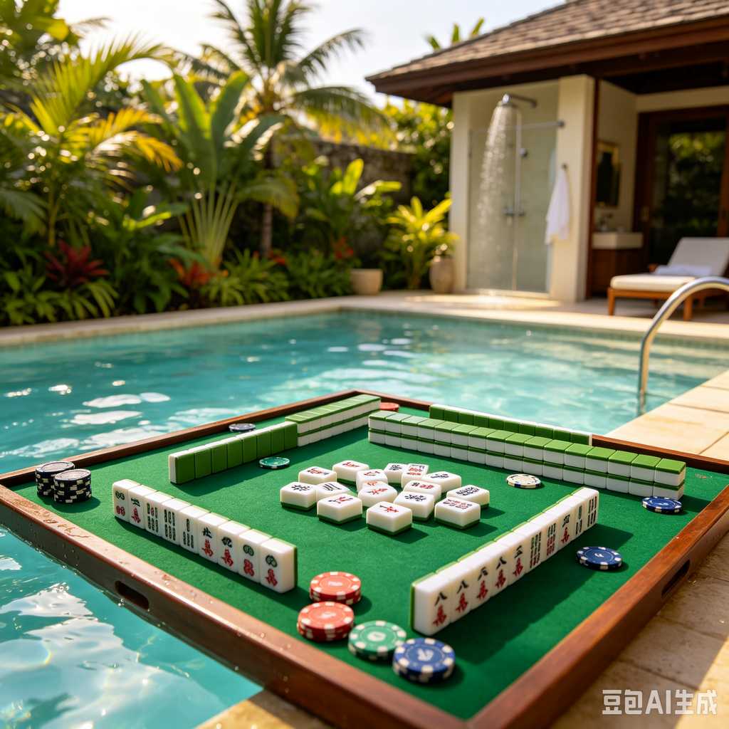 engraved texture mahjong tiles